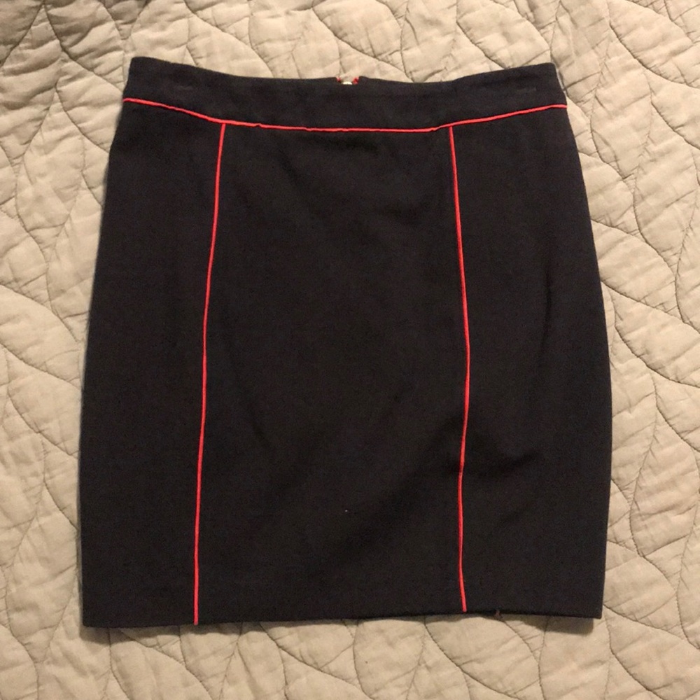 Club Monaco stretch navy skirt